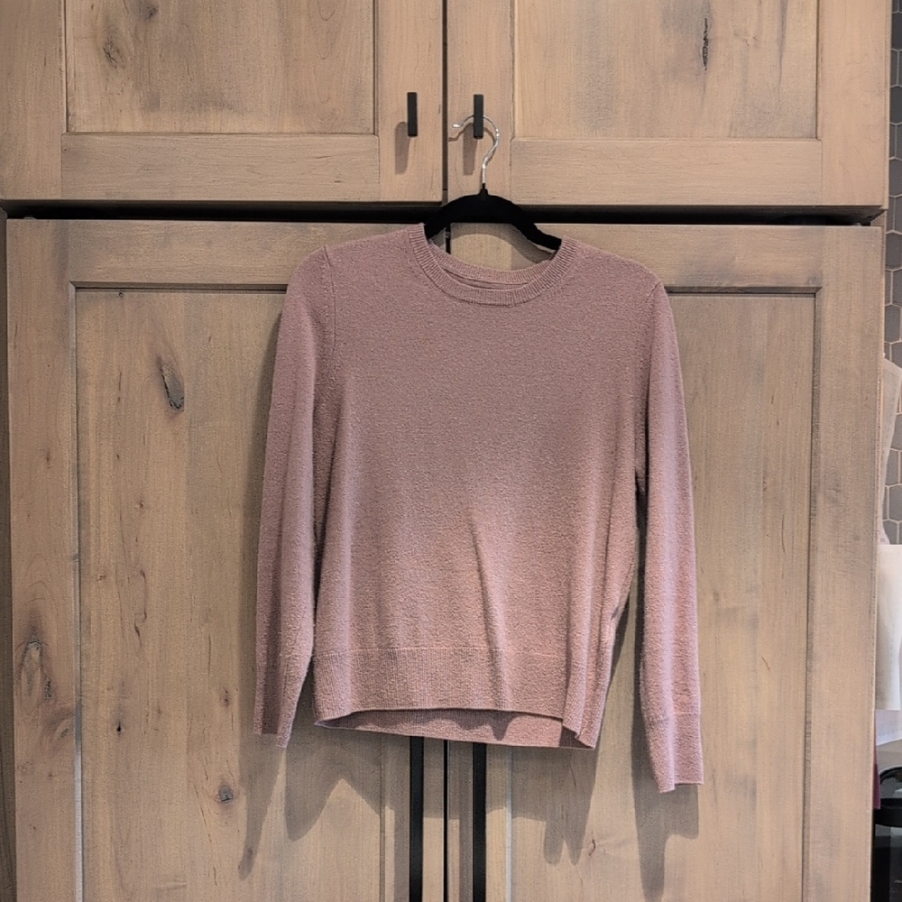 NAADAM Dusty Pink/Mauve Knit Sweater